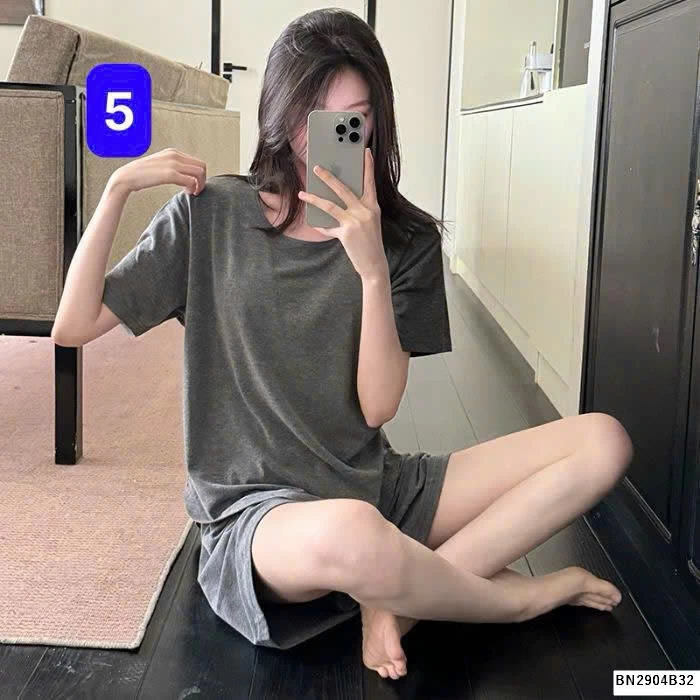 BỘ MẶC NHÀ TRƠN CHO NỮ