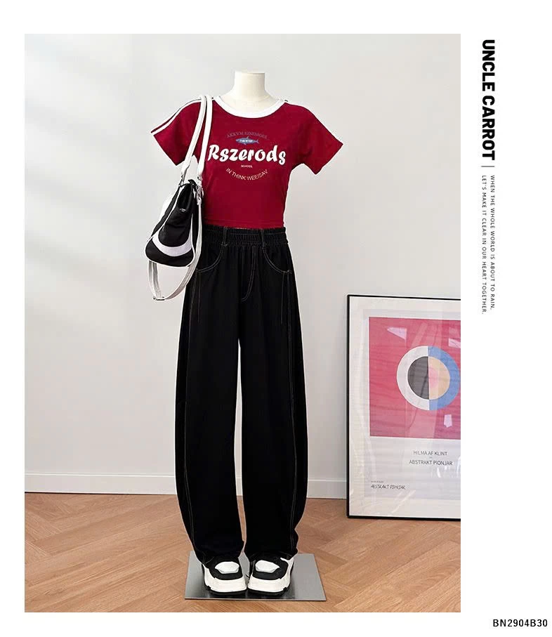 QUẦN JEAN TENCEL ỐNG RỘNG