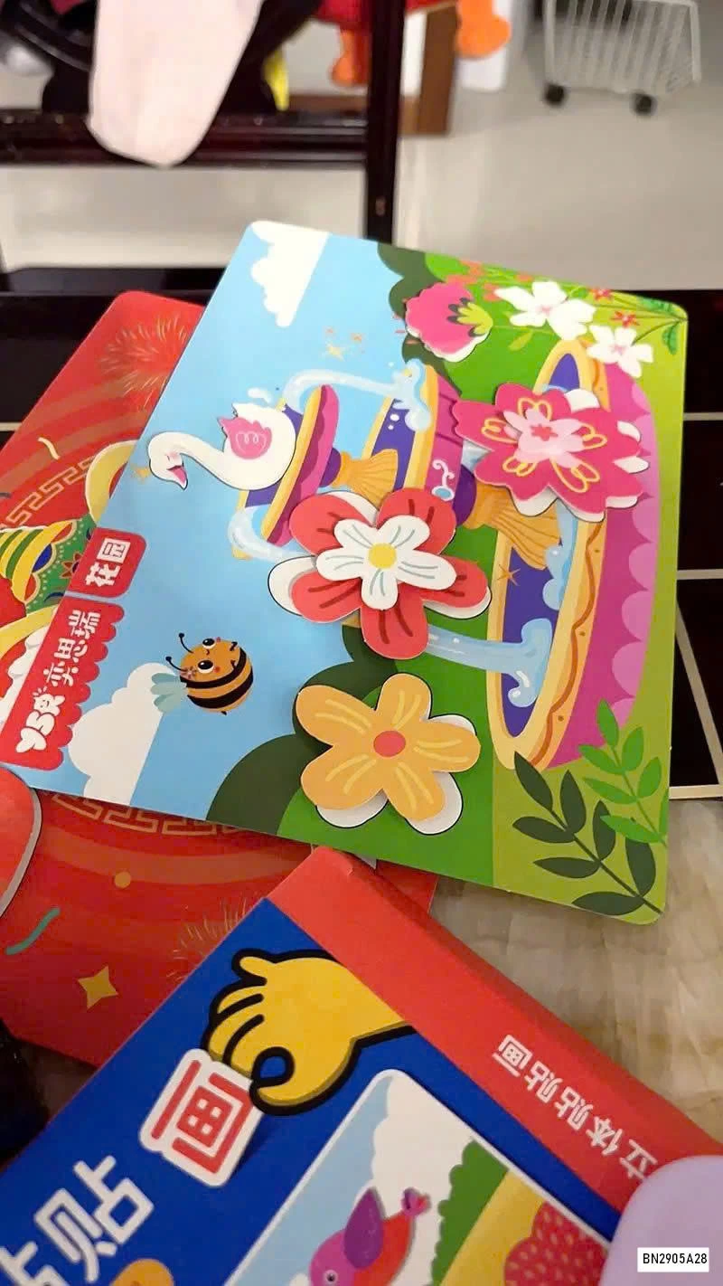 SÉT 40 TRANH DÁN 3D CHO BÉ