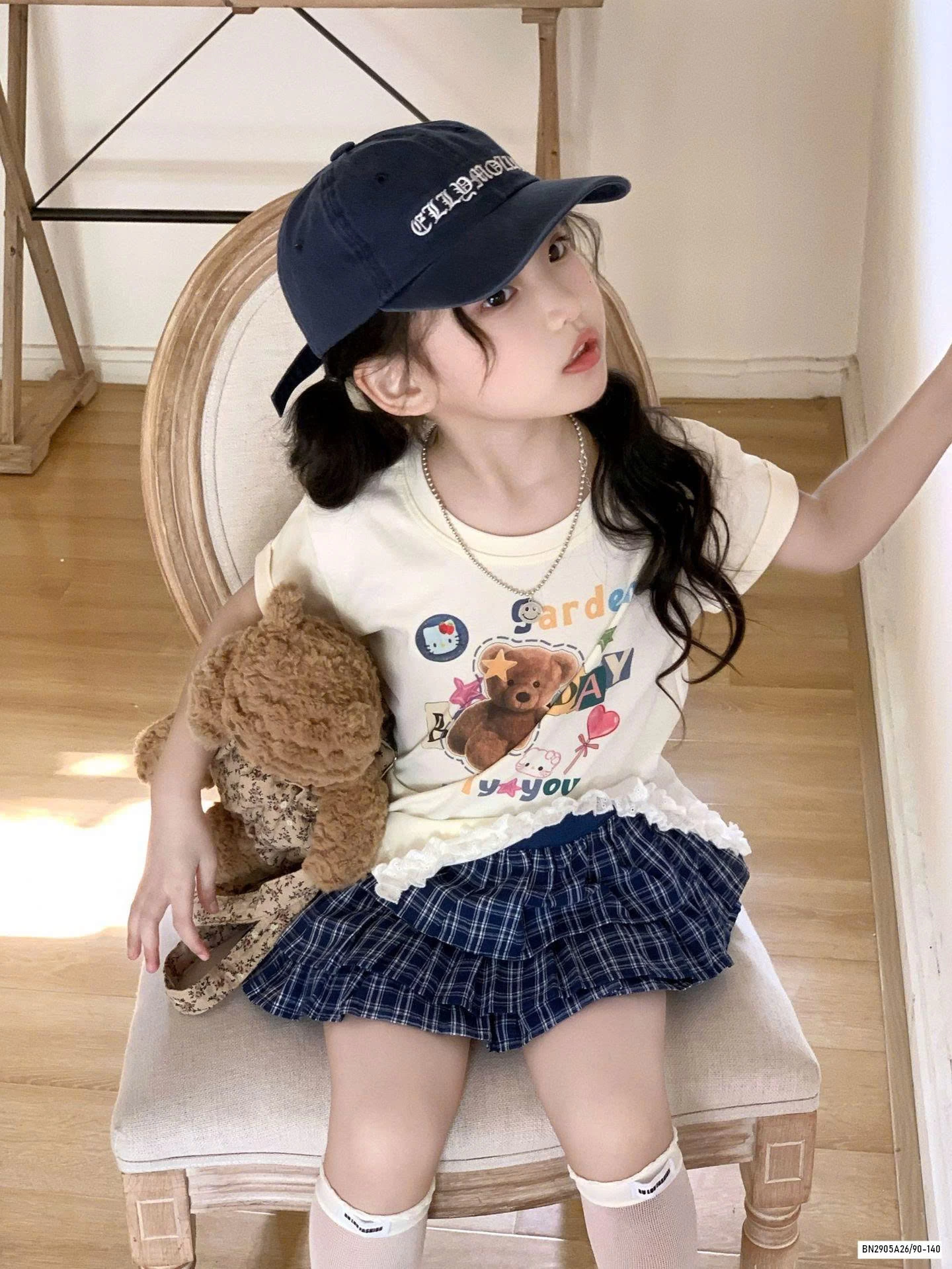 ÁO GẤU XẺ BÊN MIX CV CARO