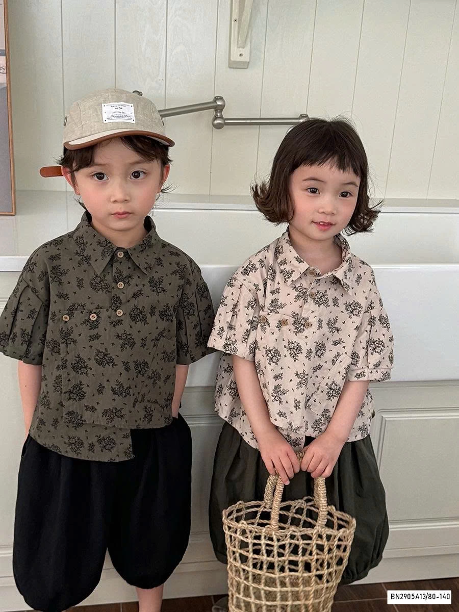 SƠ MI HOA CÚC ZICZAC