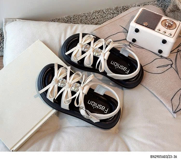 SANDAL NƠ GẤN ĐÁ