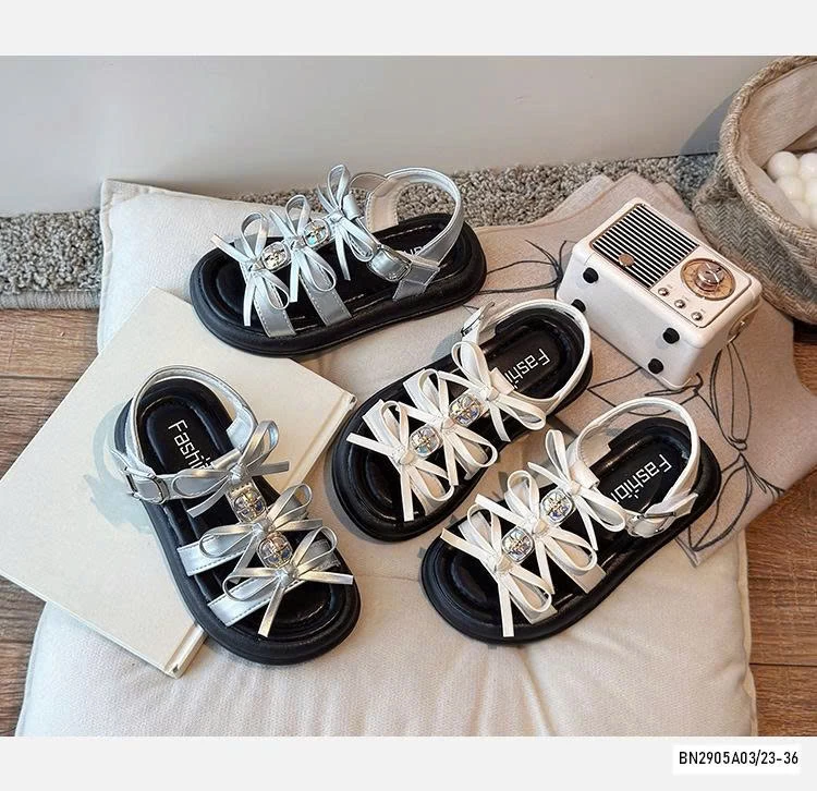 SANDAL NƠ GẤN ĐÁ