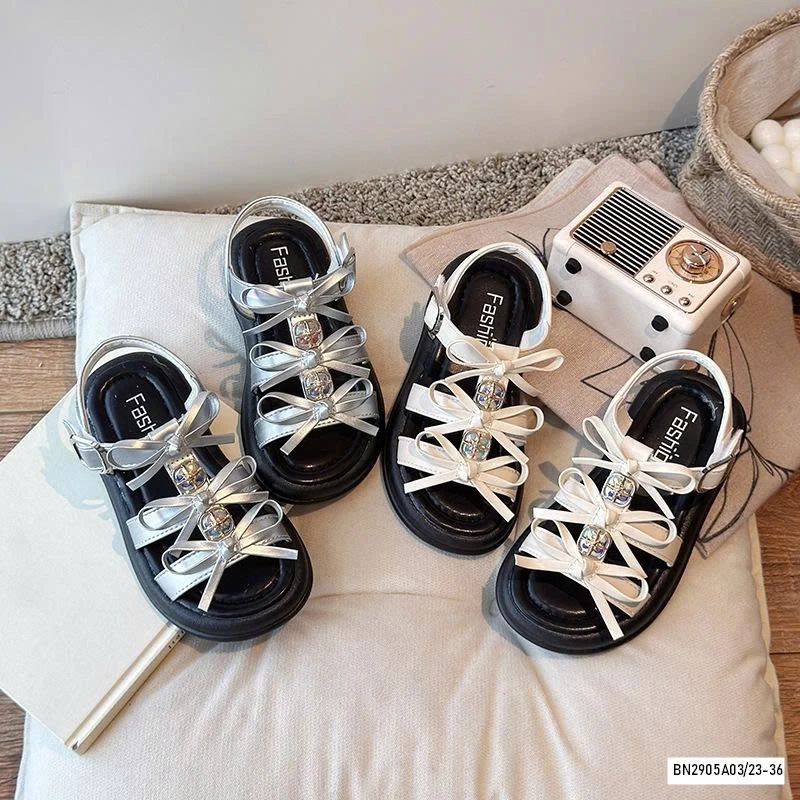 SANDAL NƠ GẤN ĐÁ