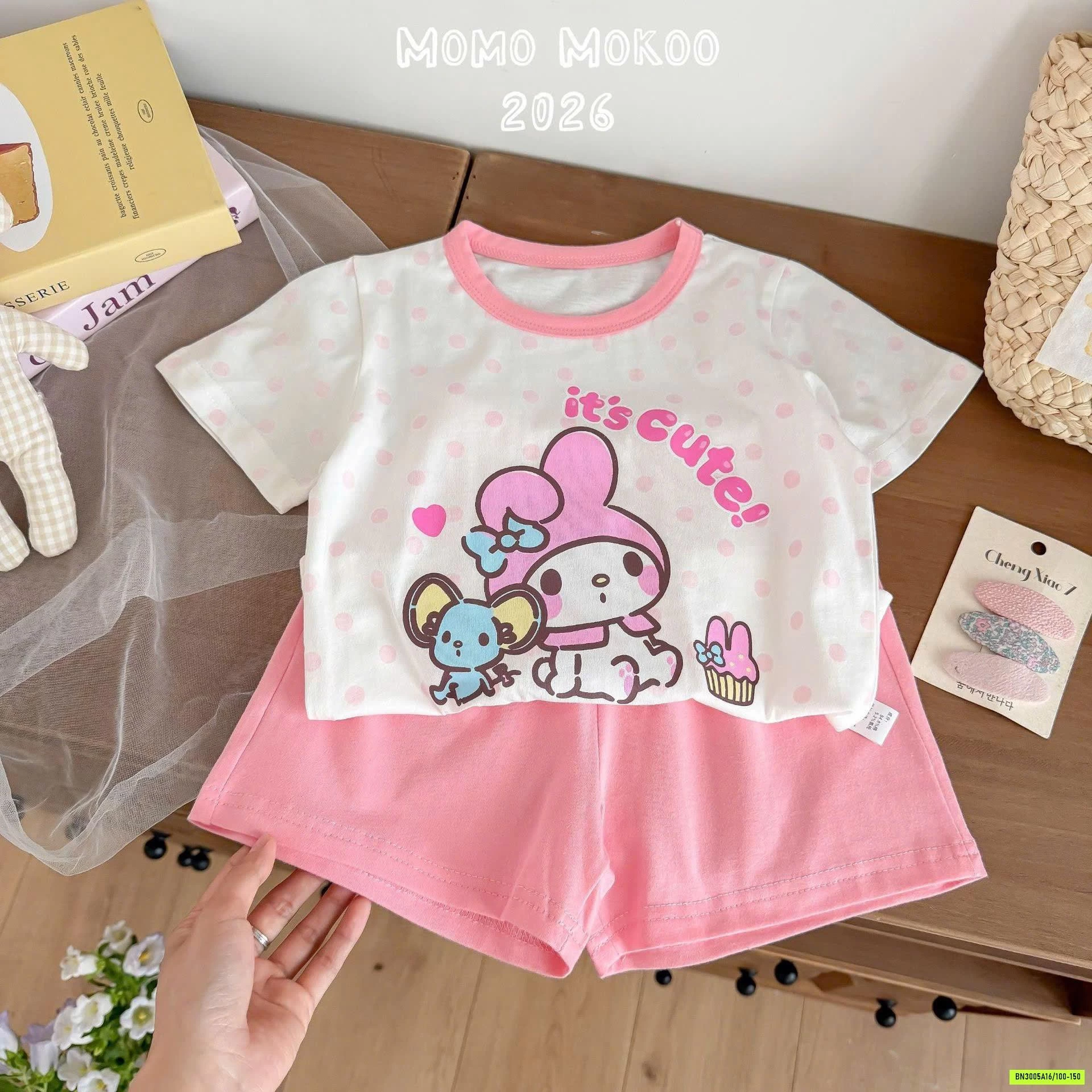 BỘ CỘC COTTON GIẤY HOẠT HÌNH CHO BÉ