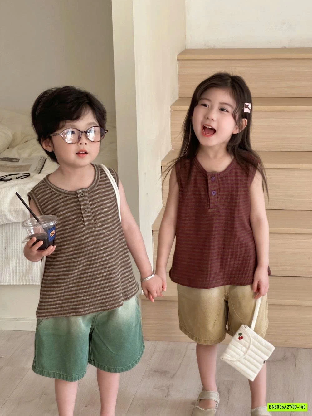 SÉT ÁO SÁT NÁCH MIX SHORT JEANS