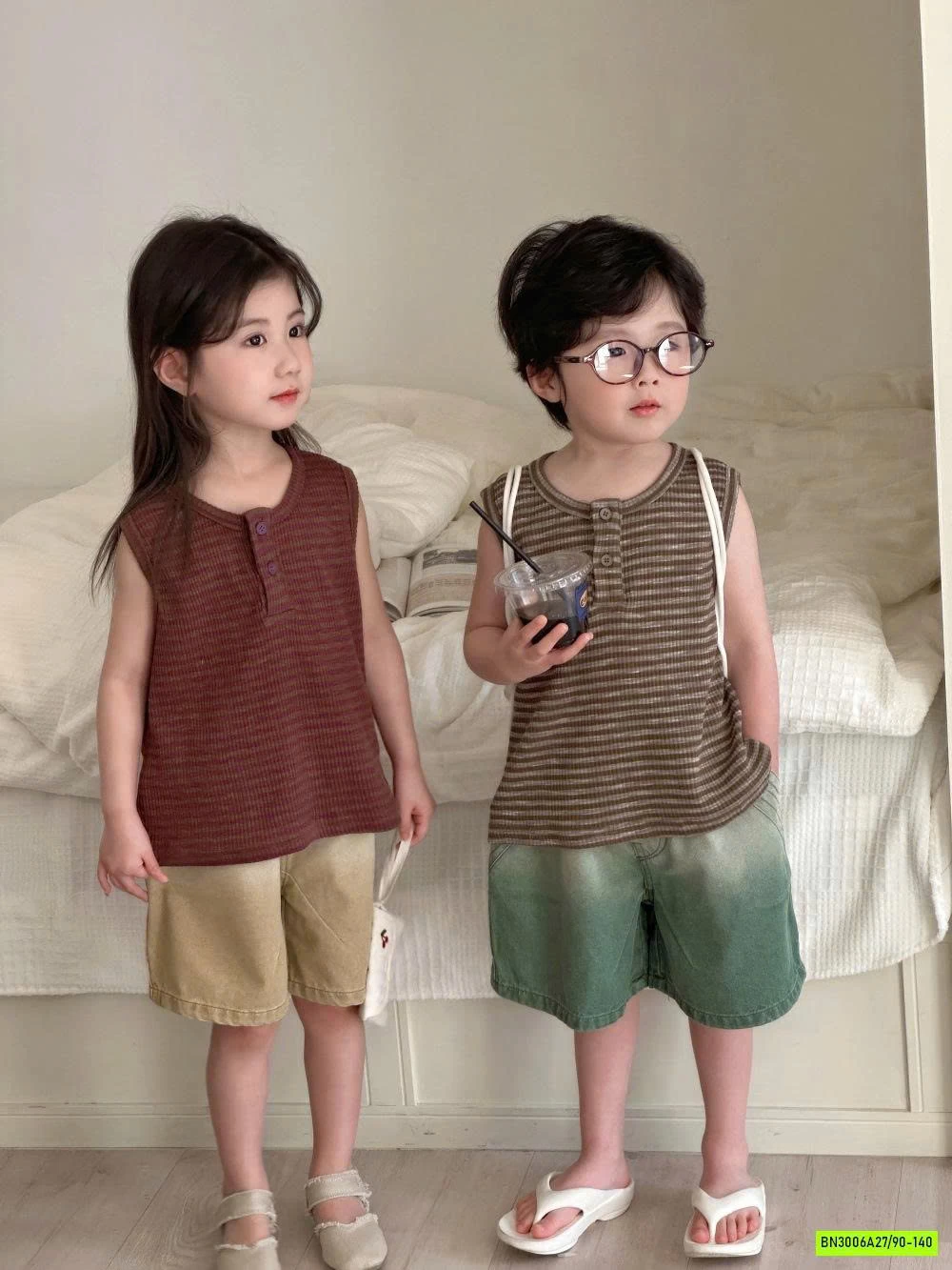 SÉT ÁO SÁT NÁCH MIX SHORT JEANS