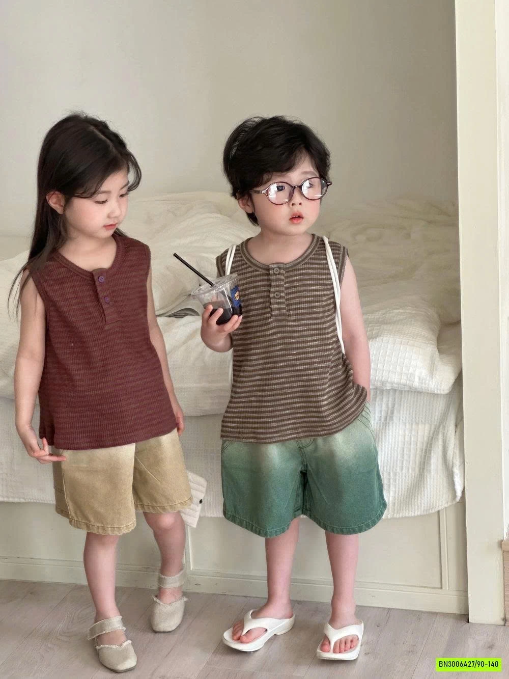 SÉT ÁO SÁT NÁCH MIX SHORT JEANS