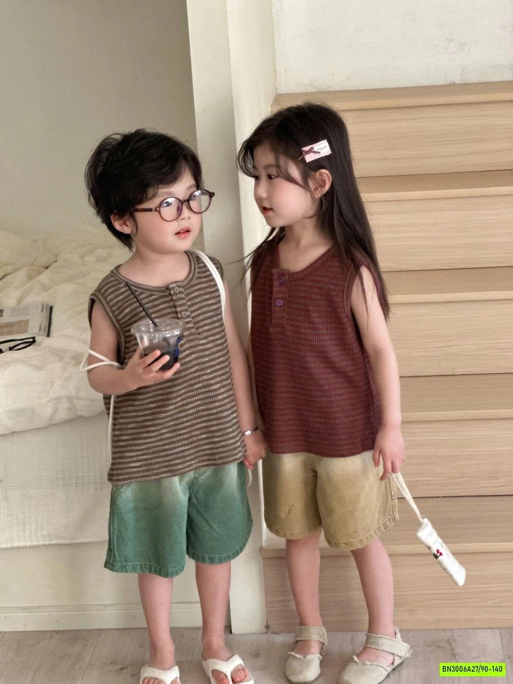 SÉT ÁO SÁT NÁCH MIX SHORT JEANS