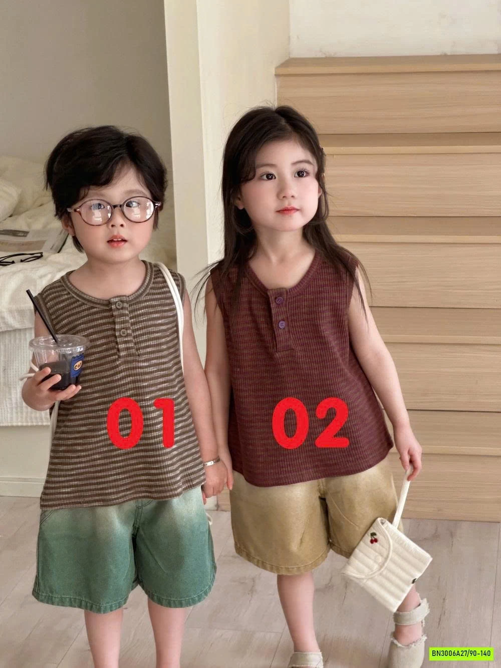 SÉT ÁO SÁT NÁCH MIX SHORT JEANS