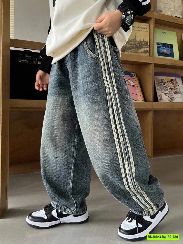 JEANS SUÔNG SỌC BÊN SZ ĐẠI