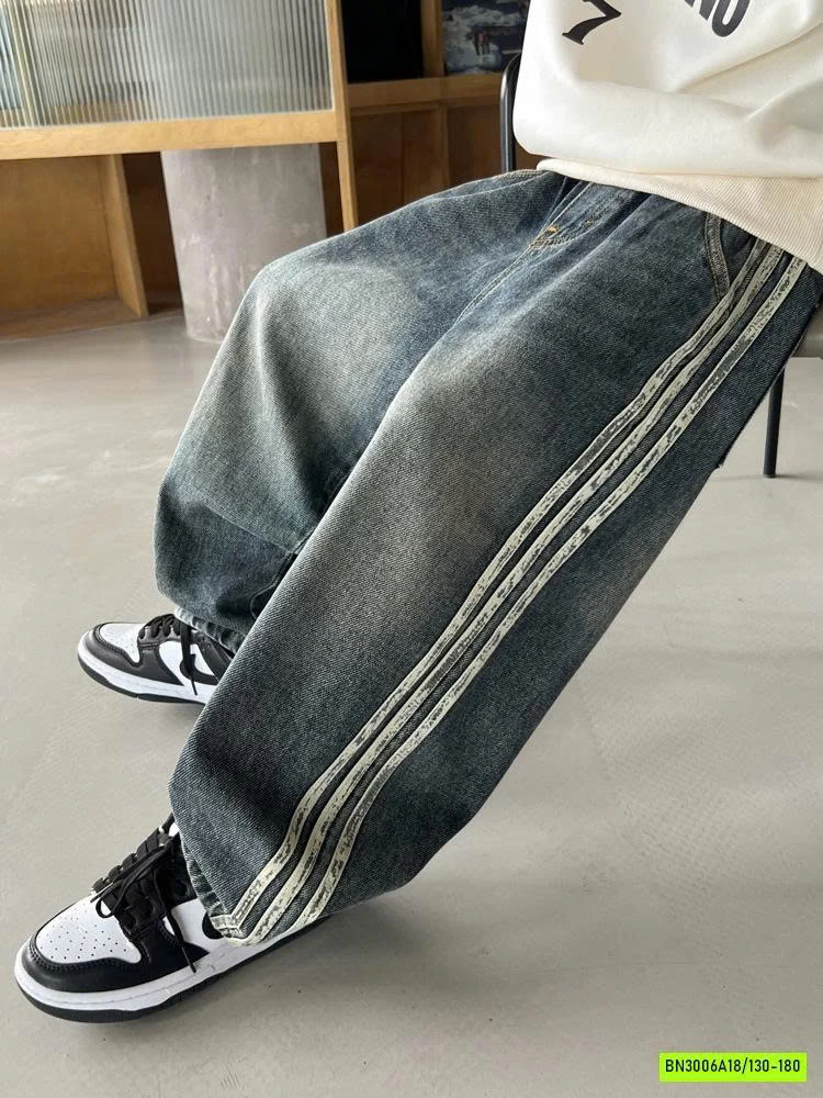 JEANS SUÔNG SỌC BÊN SZ ĐẠI