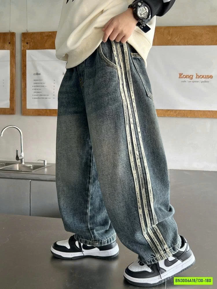 JEANS SUÔNG SỌC BÊN SZ ĐẠI