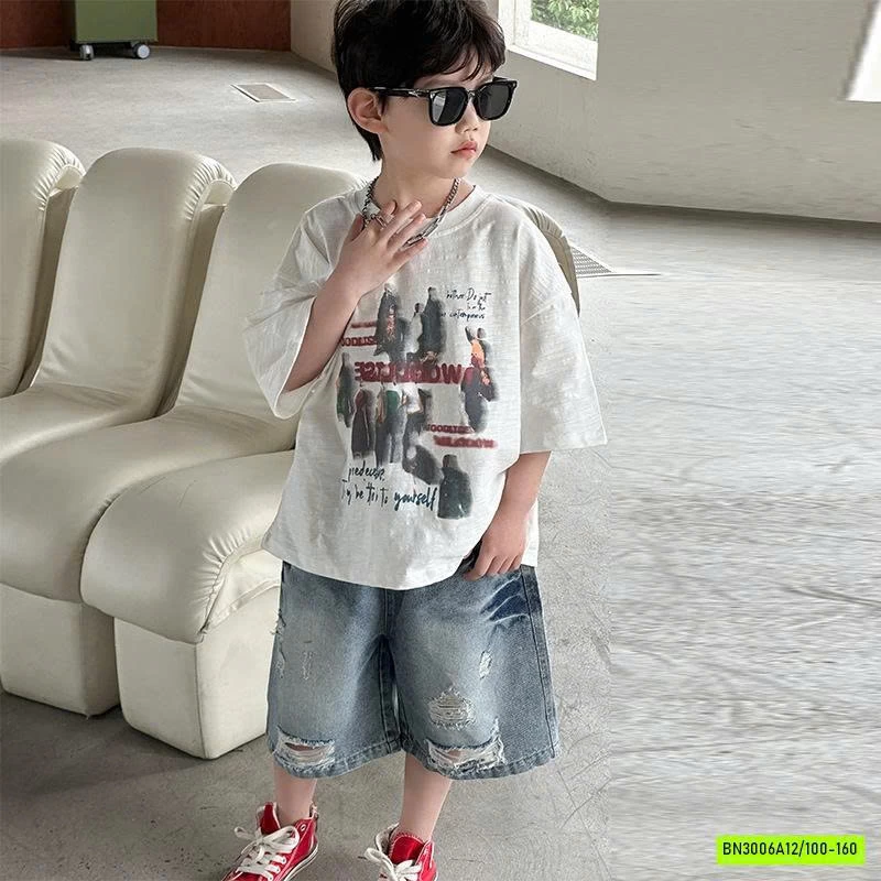 SHORT JEANS RÁCH LOANG MÀU