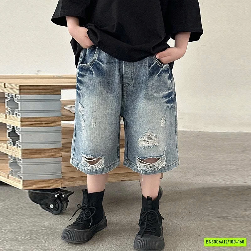 SHORT JEANS RÁCH LOANG MÀU