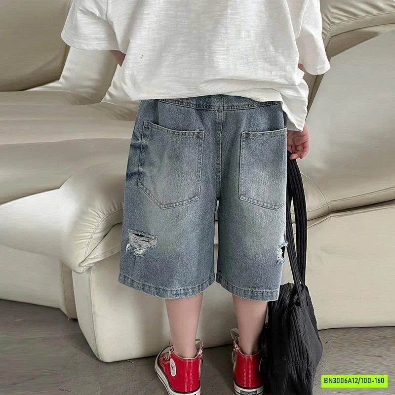 SHORT JEANS RÁCH LOANG MÀU