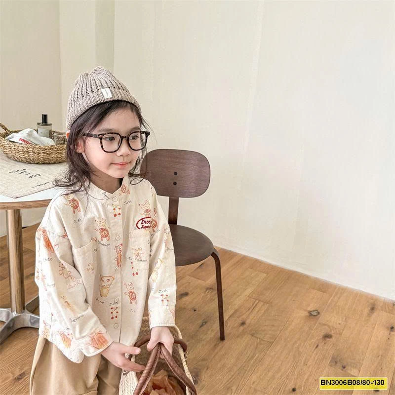 ÁO SƠ MI HOẠT HÌNH THU ĐÔNG