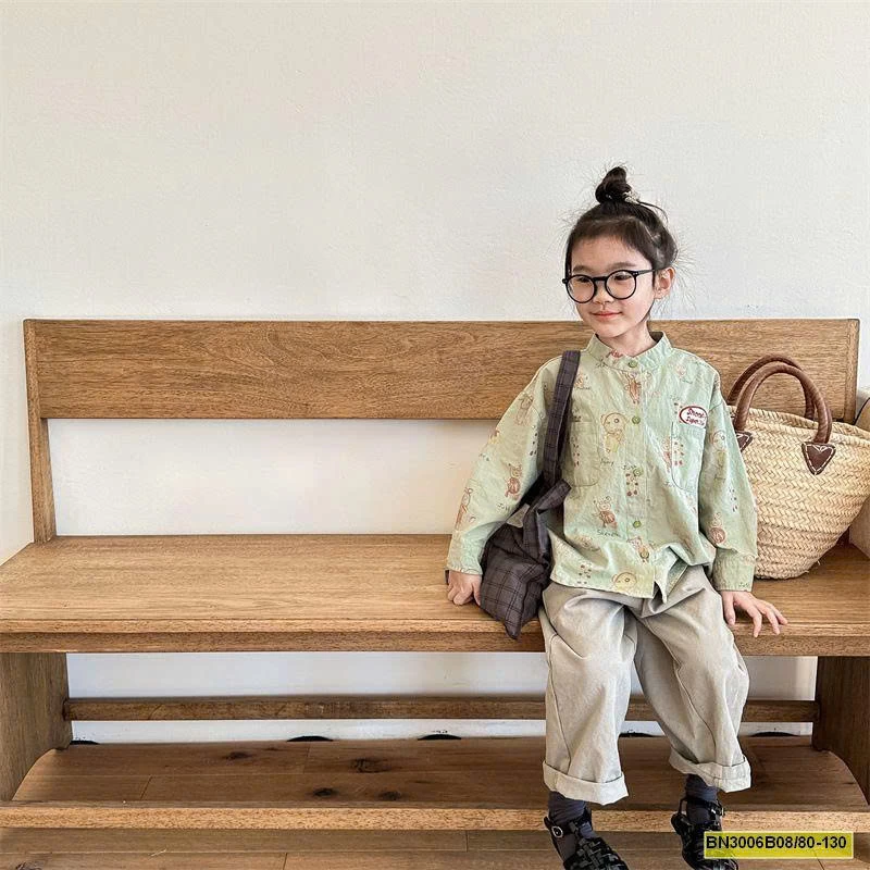 ÁO SƠ MI HOẠT HÌNH THU ĐÔNG