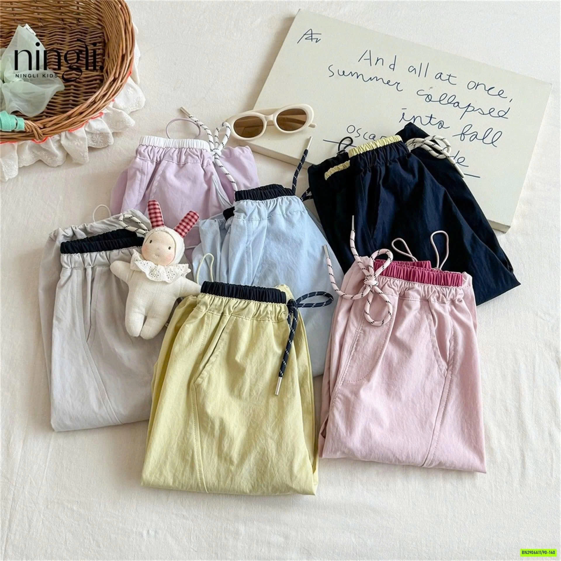 QUẦN CẠP CHUN PHỐI MÀU NINGLI