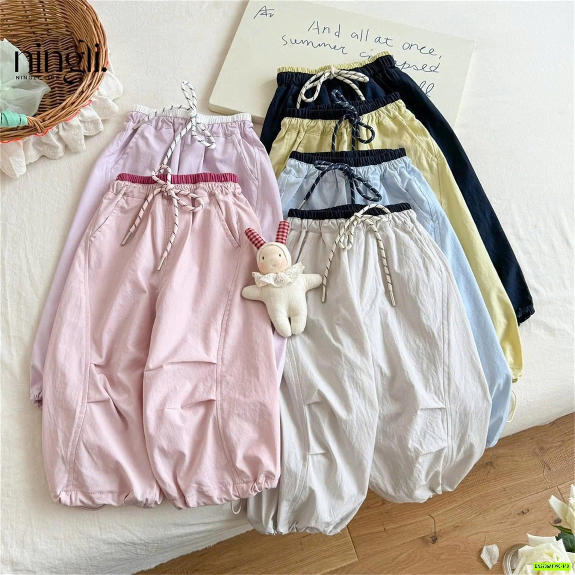 QUẦN CẠP CHUN PHỐI MÀU NINGLI