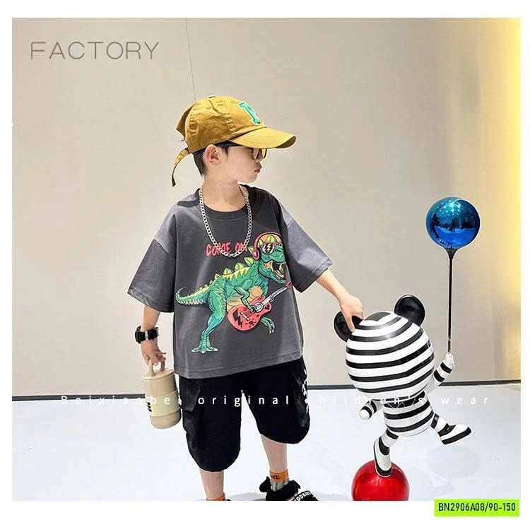 ÁO THUN KHỦNG LONG ĐÁNH ĐÀN