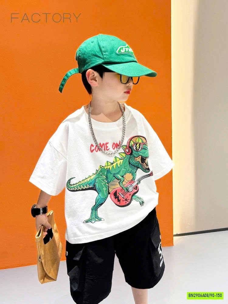 ÁO THUN KHỦNG LONG ĐÁNH ĐÀN