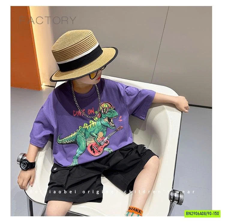 ÁO THUN KHỦNG LONG ĐÁNH ĐÀN