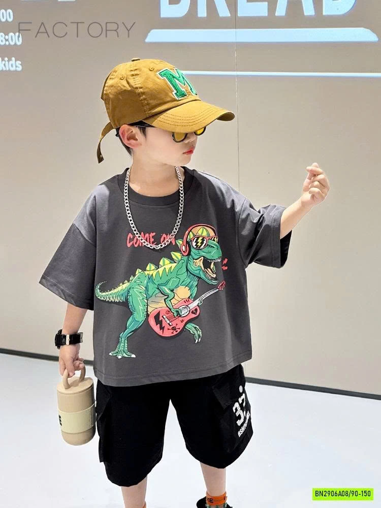 ÁO THUN KHỦNG LONG ĐÁNH ĐÀN