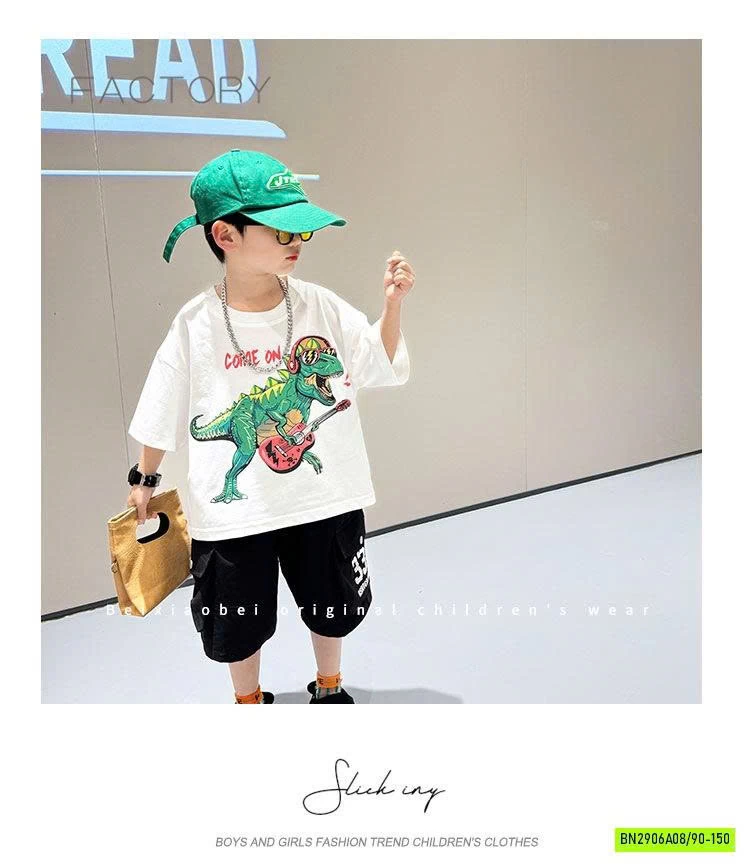 ÁO THUN KHỦNG LONG ĐÁNH ĐÀN