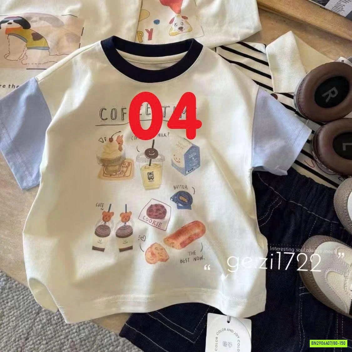 ÁO THUN IN HÌNH PHỐI MÀU TAY