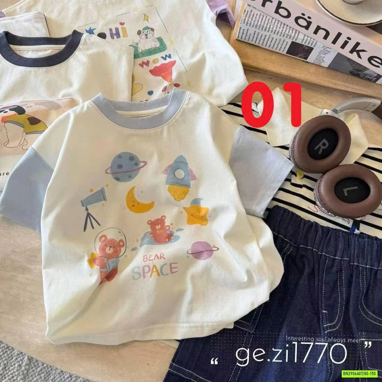 ÁO THUN IN HÌNH PHỐI MÀU TAY