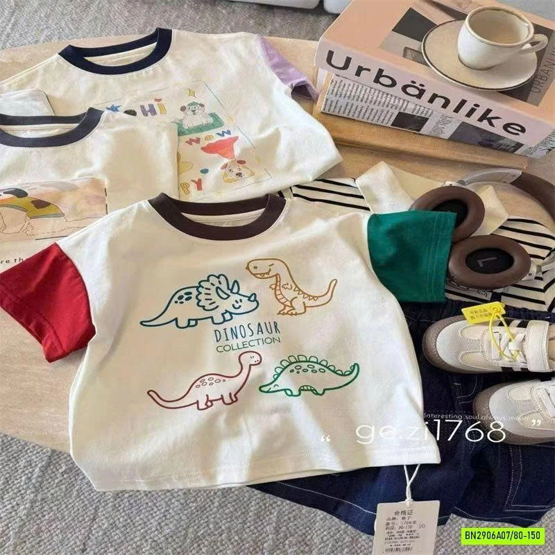 ÁO THUN IN HÌNH PHỐI MÀU TAY