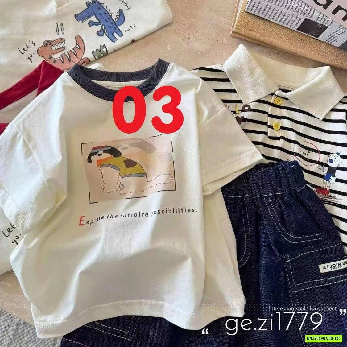 ÁO THUN IN HÌNH PHỐI MÀU TAY