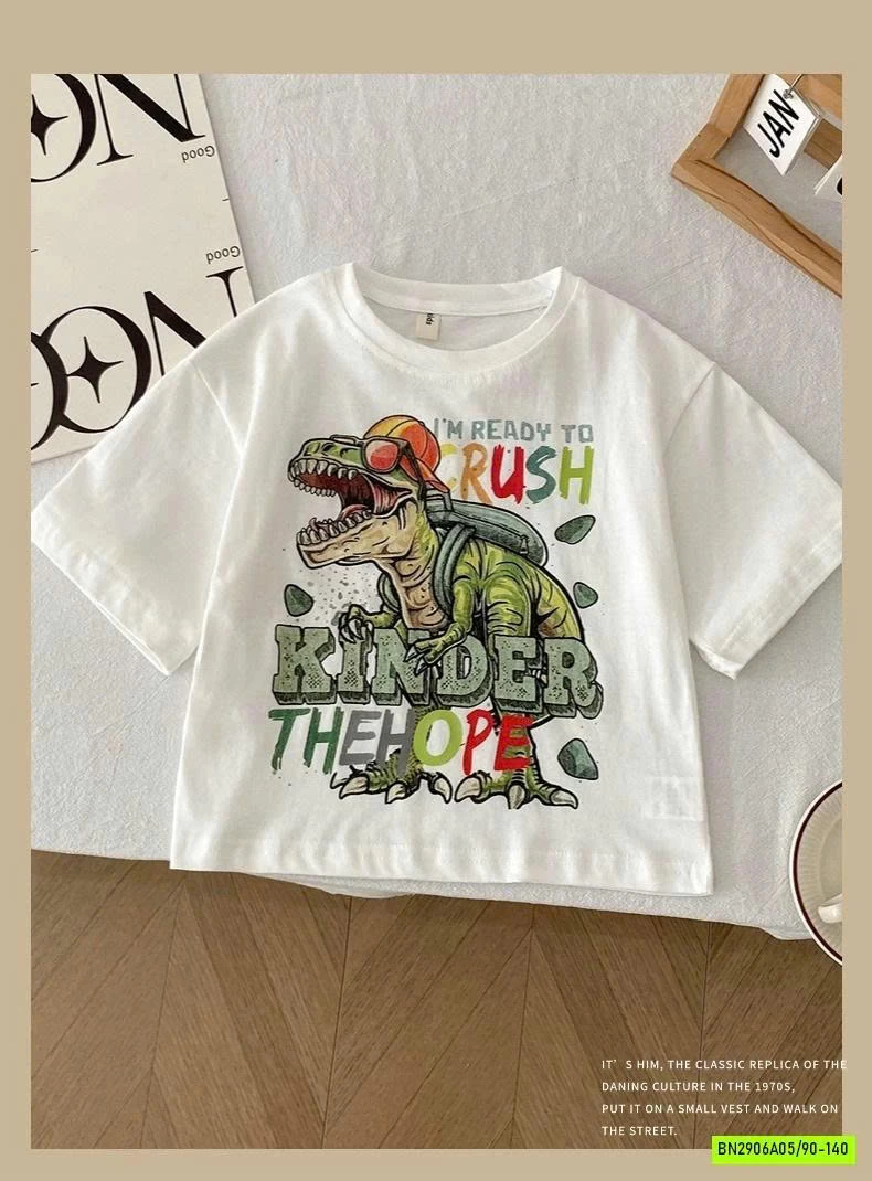 ÁO THUN KHỦNG LONG KINDER