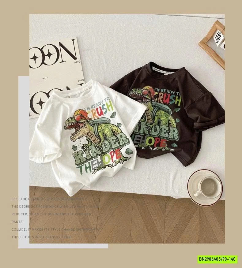 ÁO THUN KHỦNG LONG KINDER