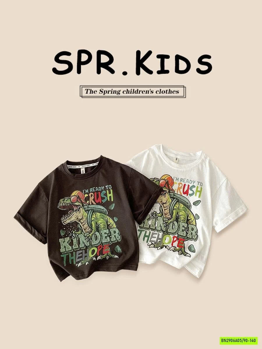 ÁO THUN KHỦNG LONG KINDER