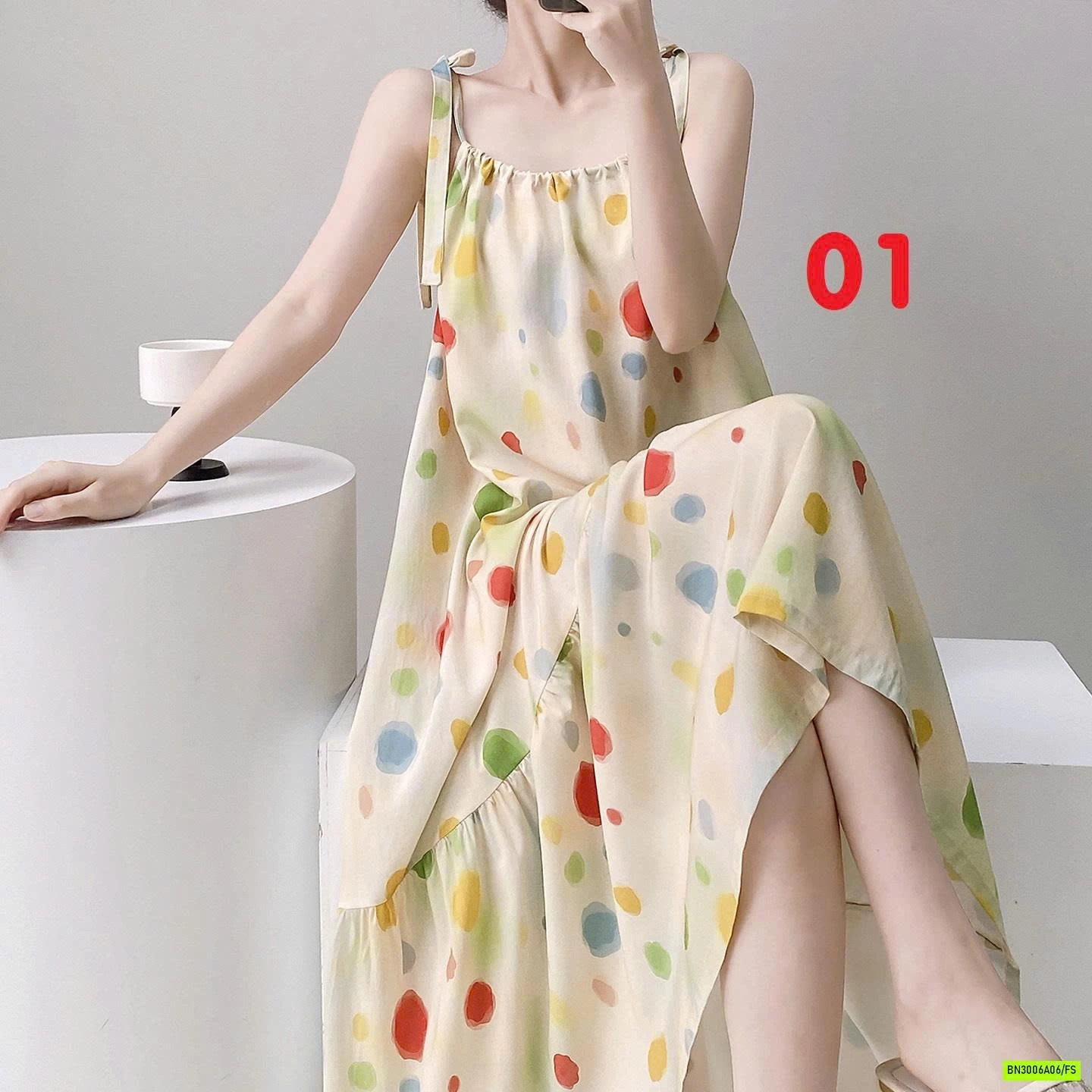 VÁY LANH 2S MAXI ĐUÔI CÁ