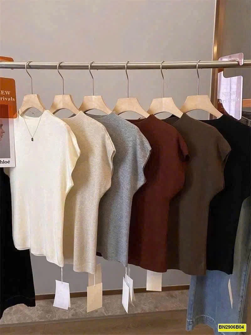 ÁO TAY CỘC CỔ RÙA INBLUE