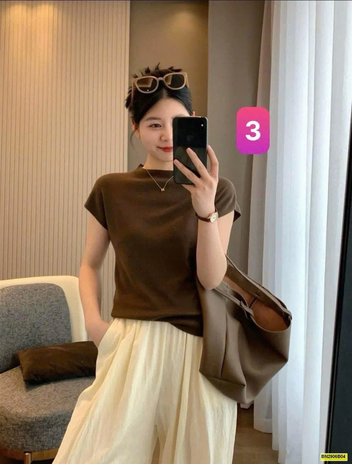 ÁO TAY CỘC CỔ RÙA INBLUE