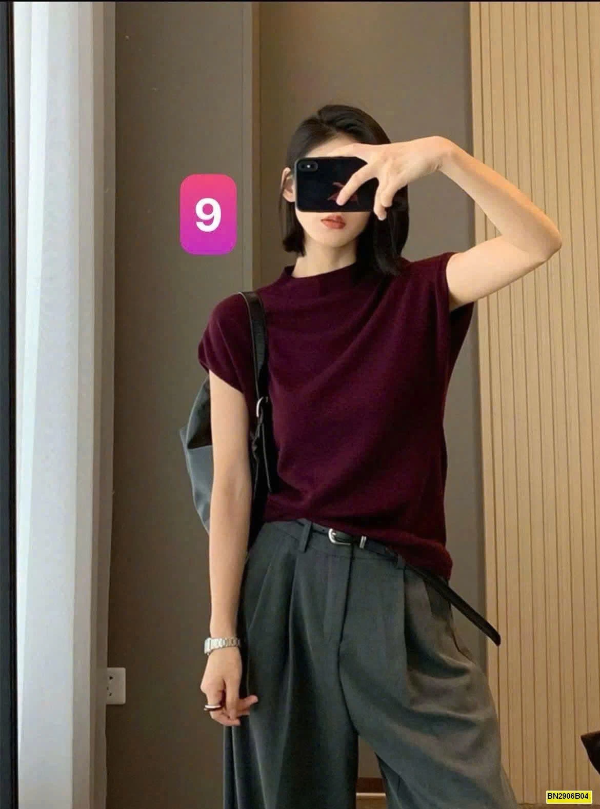 ÁO TAY CỘC CỔ RÙA INBLUE