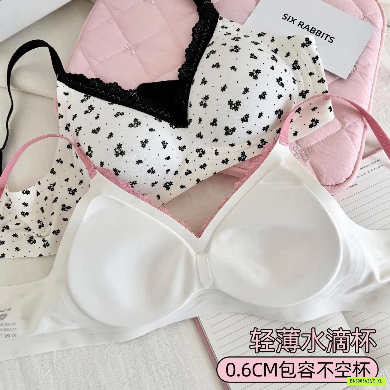 BRA COTTON HỌA TIẾT DỄ THƯƠNG