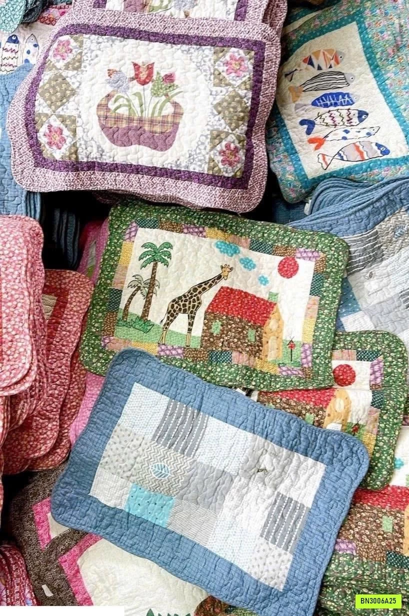 SET 3 THẢM VẢI TRẦN BÔNG VINTAGE