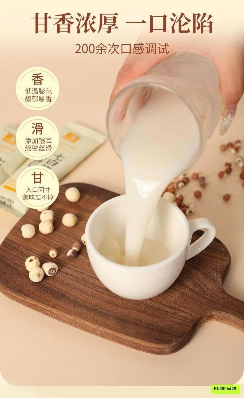 SÉT 2G BỘT TỔ YẾN HẠNH NHÂN BẢY MÀU TRẮNG