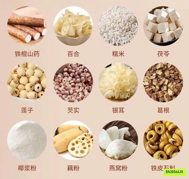 SÉT 2G BỘT TỔ YẾN HẠNH NHÂN BẢY MÀU TRẮNG