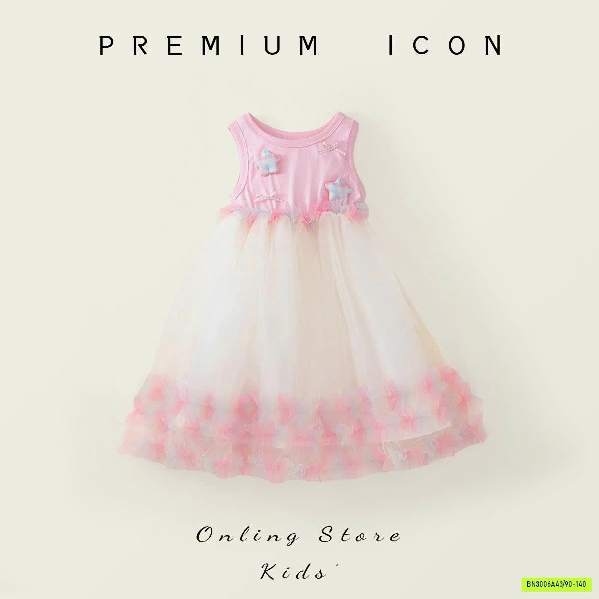 ĐẦM VOAN HỒNG PREMIUM