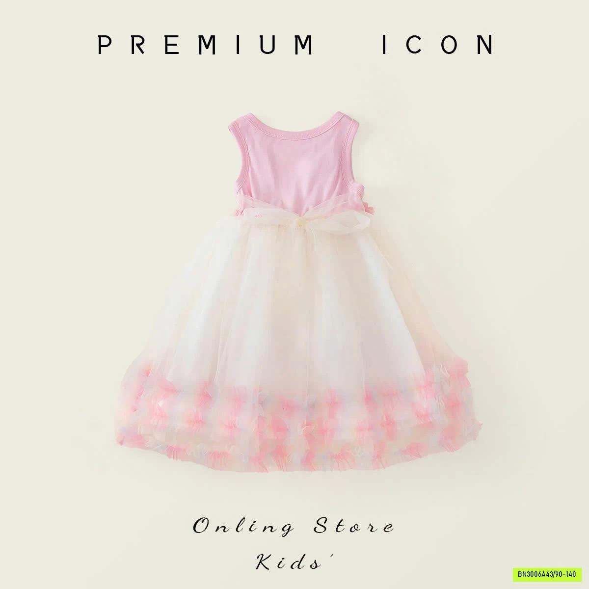 ĐẦM VOAN HỒNG PREMIUM