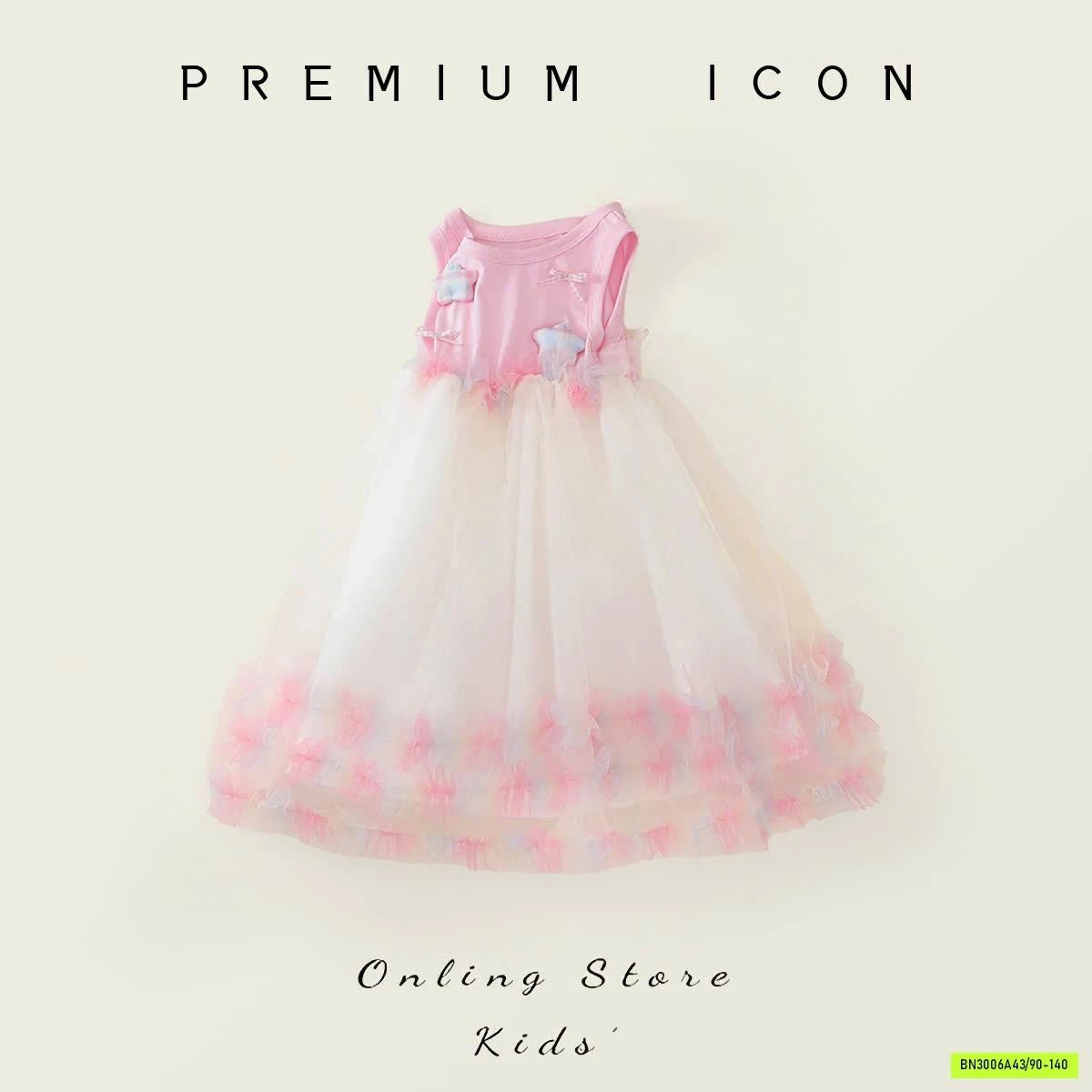 ĐẦM VOAN HỒNG PREMIUM