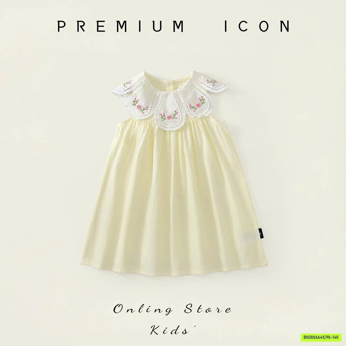 VÁY CỔ HOA PREMIUM