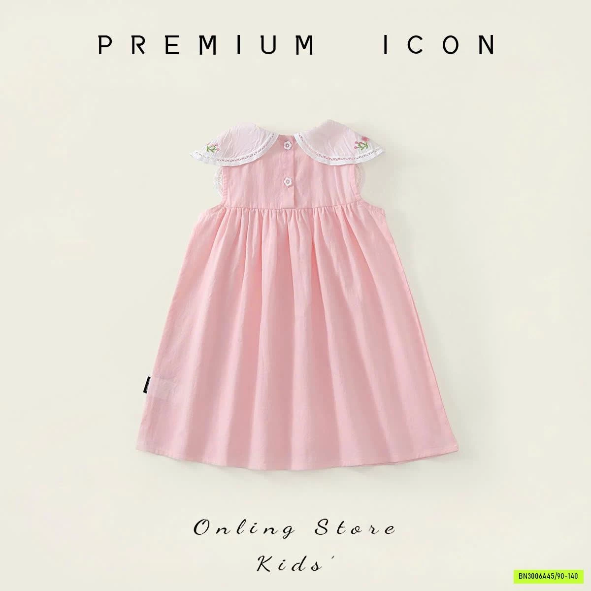 VÁY CỔ HOA PREMIUM