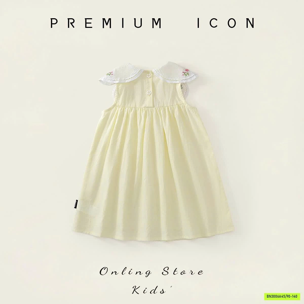 VÁY CỔ HOA PREMIUM